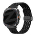 Bandz Samsung Galaxy Watch Ultra D-buckle Sport Strap 'Air' (Black)
