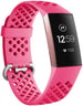 Correa silicona con agujeros Fitbit Charge 4 (rosa animado)