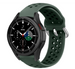 Correa silicona agujeros Samsung Galaxy Watch 4 Classic 46mm (verde militar)