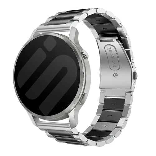 Correa acero Garmin Forerunner 70 (plata/negro)