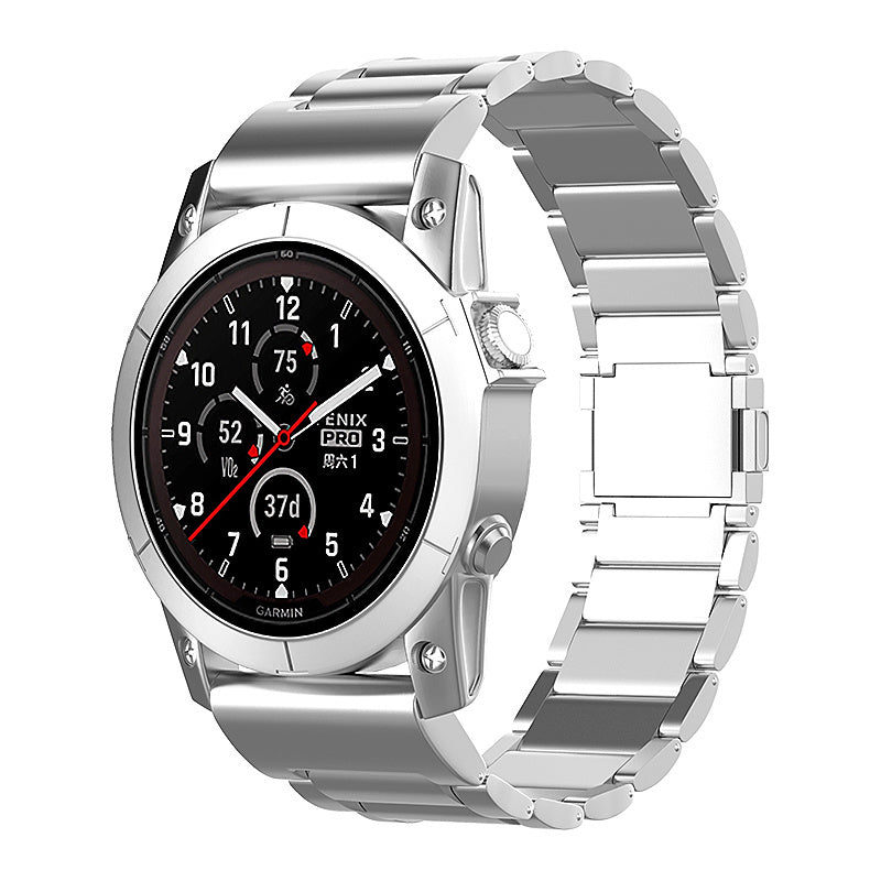 Garmin Quatix 8 - 47mm Magnetic Titanium Strap (Silver)