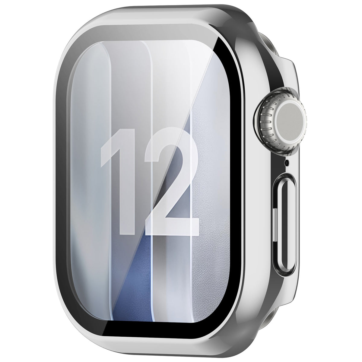 Funda rígida con cristal Apple Watch 12 - 46mm (plata)