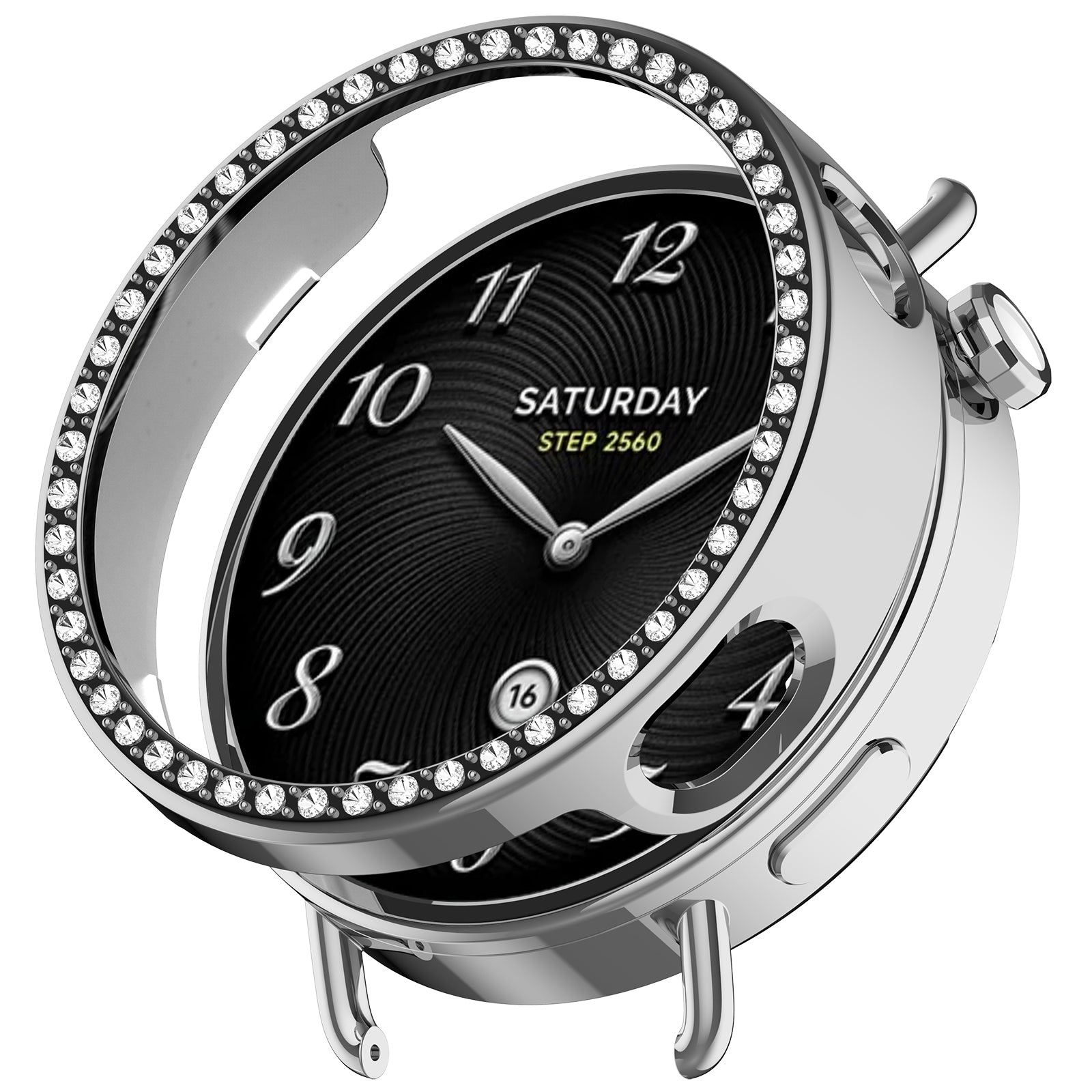 Funda rígida Diamante Xiaomi Watch S4 - 41mm (plateado)