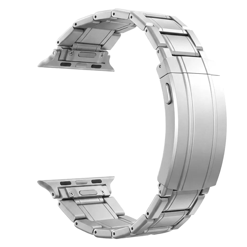 Correa titanio ajustable Apple Watch (plata)