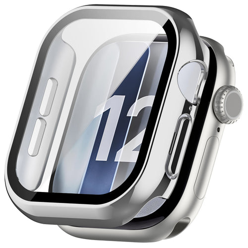 Funda rígida con cristal Apple Watch 12 - 46mm (plata)
