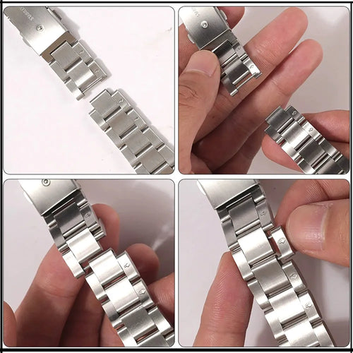 WHOOP 5.0 Steel Strap (Silver)