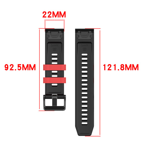 Garmin Descent G2 Sport Grain Strap (Lime/Dark Grey)