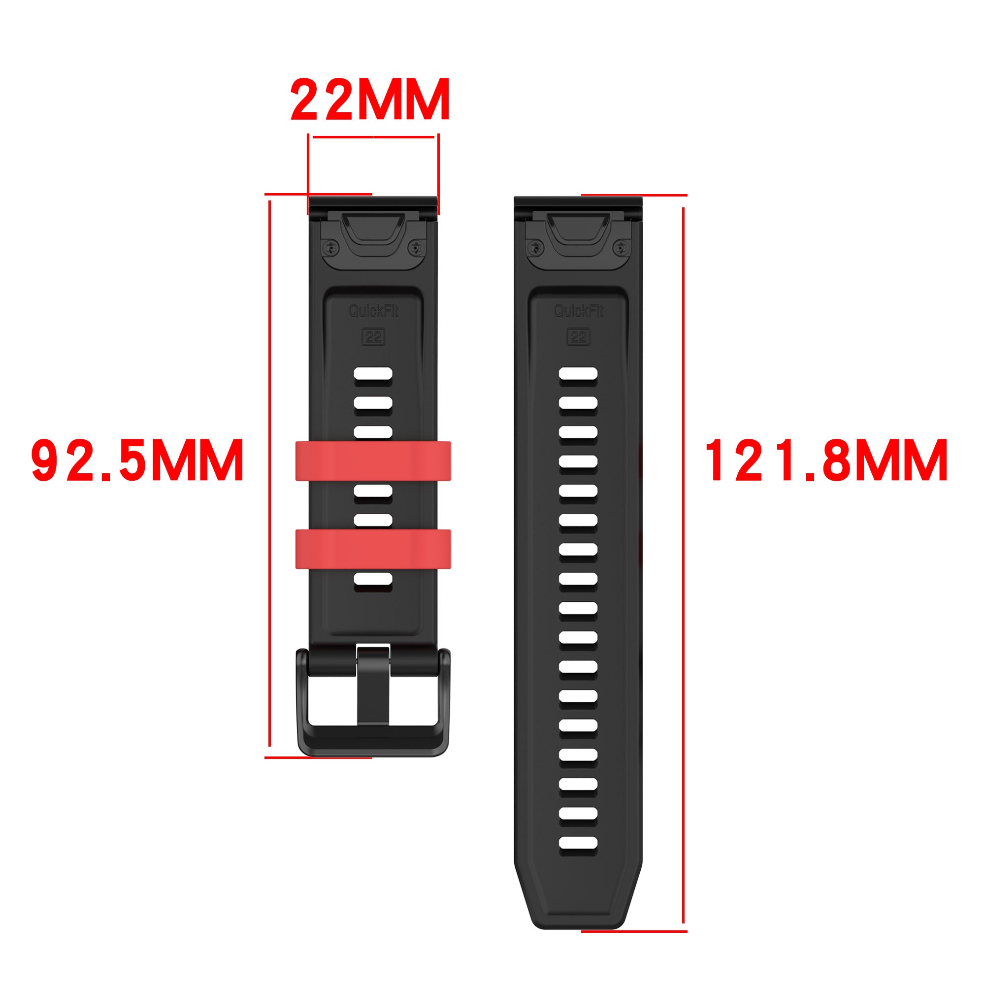 Garmin Descent G2 Sport Grain Strap (Lime/Dark Grey)