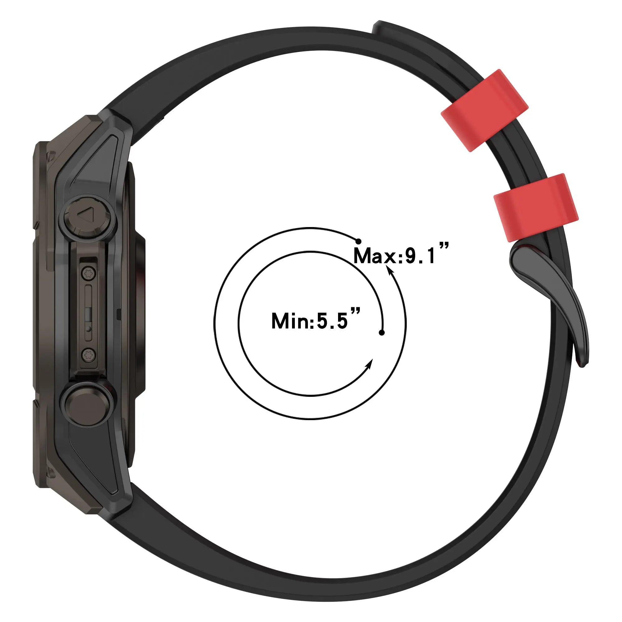 Correa deportiva grain Garmin Fenix 7x (blanco/azul)
