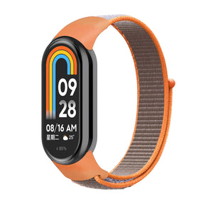 Correa nylon Xiaomi Smart Band 8 (naranja-marrón)