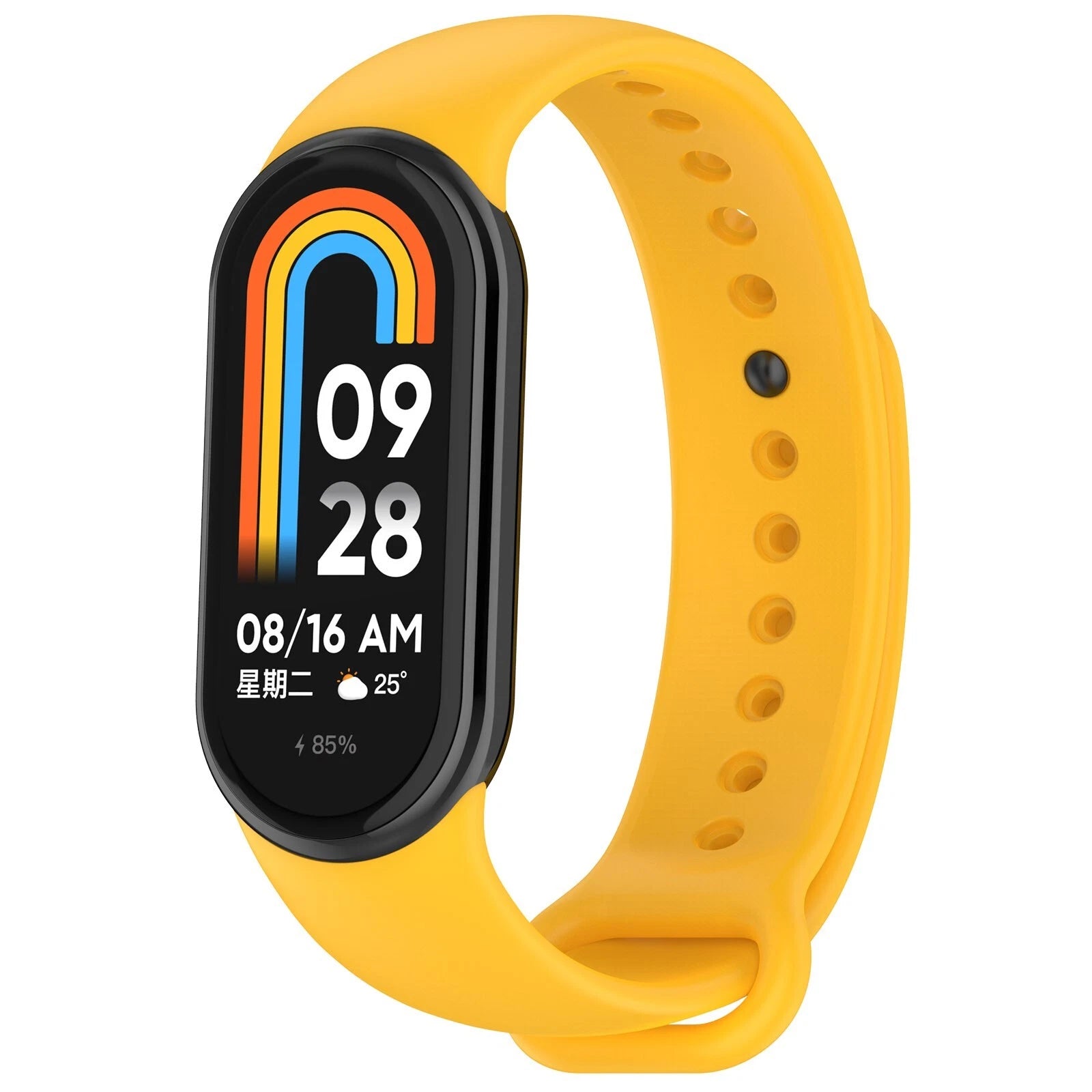 Correa silicona Xiaomi Smart Band 9 (amarillo)
