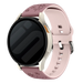Amazfit GTS 4 Flower Silicone Strap (Smoke Purple/Light Pink)