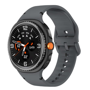 Samsung Galaxy Watch 8 Classic Silicone Strap (Dark Grey)