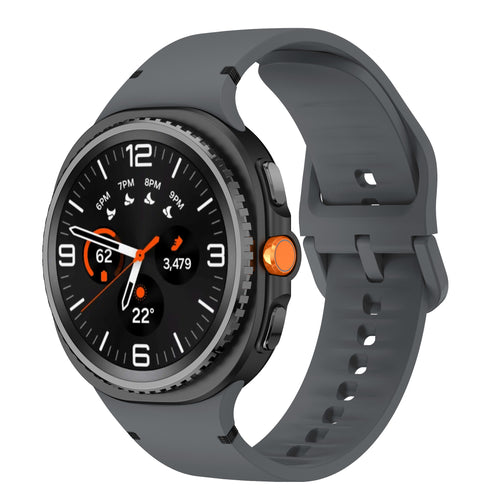Samsung Galaxy Watch 8 Classic Silicone Strap (Dark Grey)