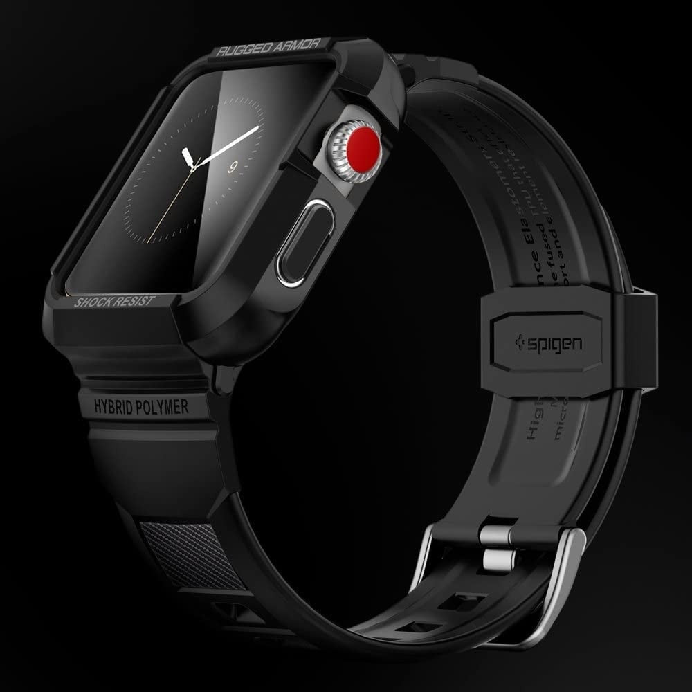 Spigen Apple Watch Rugged Armor Pro Strap (Black)