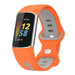 Correa deportiva Fitbit Charge 5 (naranja/gris)