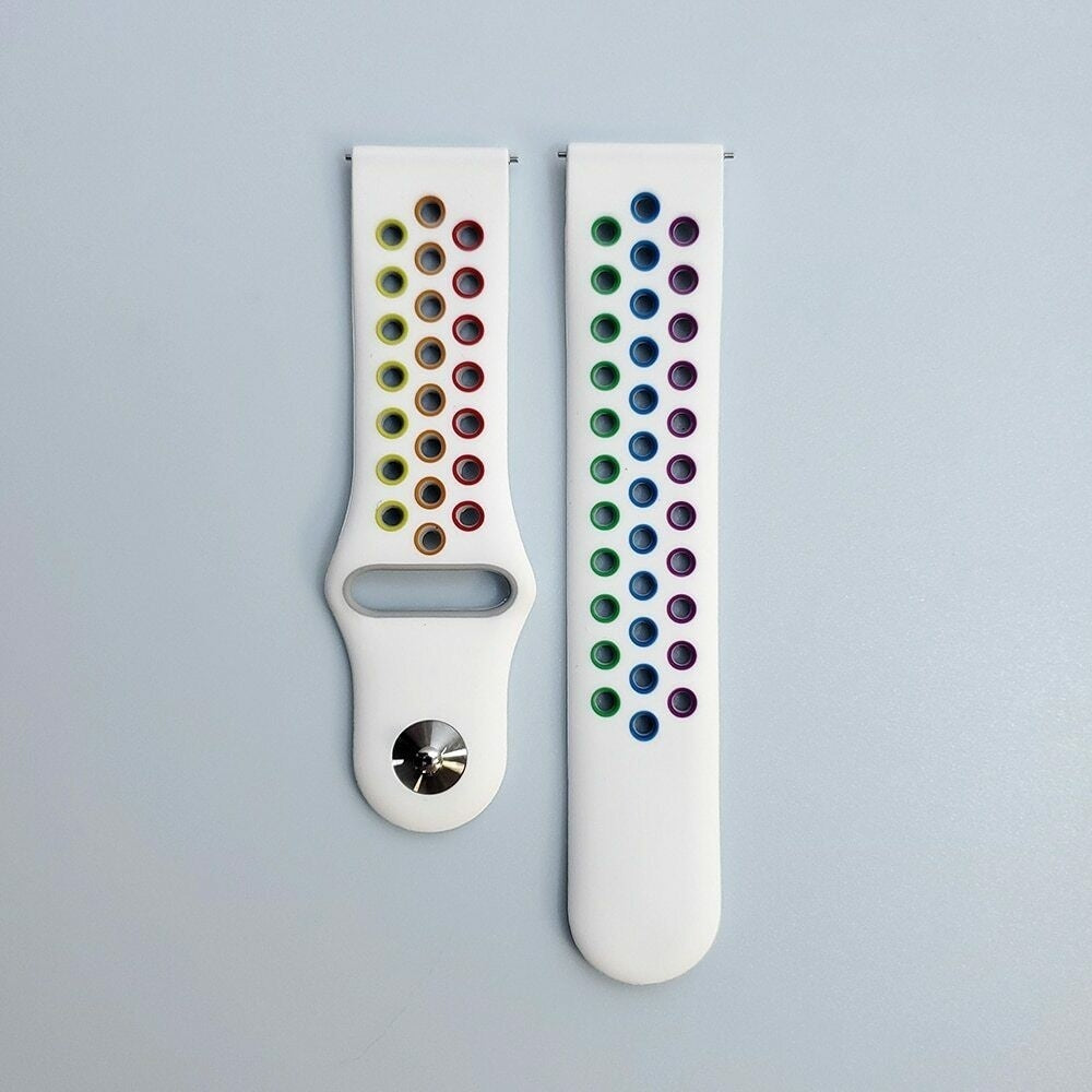 Amazfit Bip U (Pro) Sport Strap (White/Colourful)