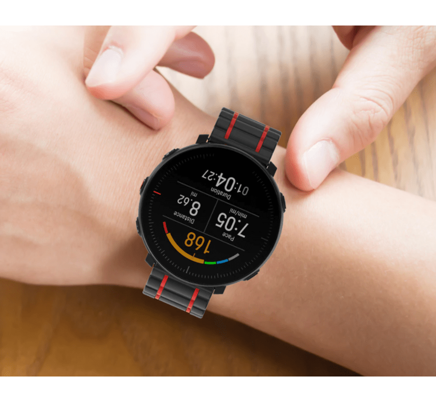 Suunto Race (S) Sport Strap with Buckle (Black/Red)