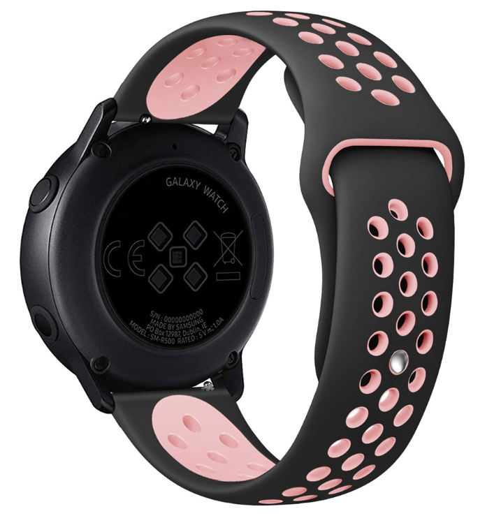 Correa deportiva Withings ScanWatch 2 - 42mm (negro/rosa)