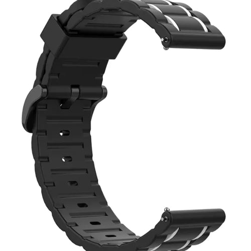 Suunto 9 Peak Sport Strap with Buckle (Black/White)