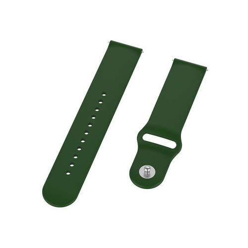 Correa deportiva Fossil Gen 4 Explorist HR (verde militar)