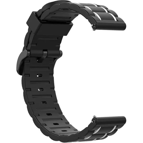 Correa deportiva con hebilla ICE Smart TKS Rectangular 1.41 (negro/blanco)