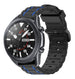 Correa deportiva hebilla Galaxy Watch 3 45mm (negro/azul)