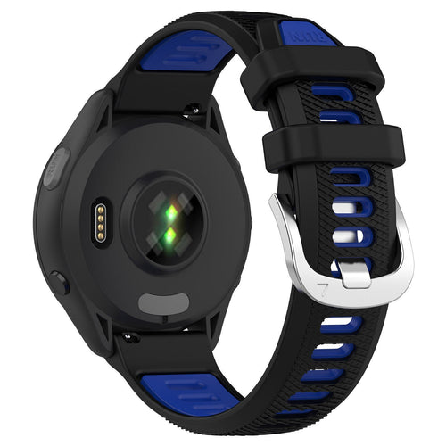 Correa deportiva con hebilla Garmin Approach S12 (negro/azul)