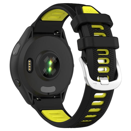 Correa deportiva con hebilla Coros Apex 4 - 42mm (negro/amarillo)