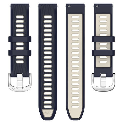 Garmin Forerunner 570 - 47mm Sport Buckle Strap (Dark Blue/Beige)