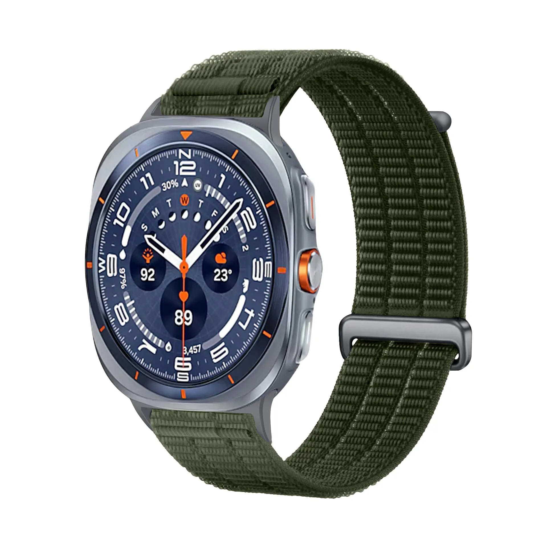 Correa nylon air Samsung Galaxy Watch Ultra (verde oscuro)