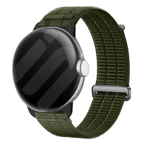 Correa nylon air Google Pixel Watch 5 - 45mm (verde oscuro)