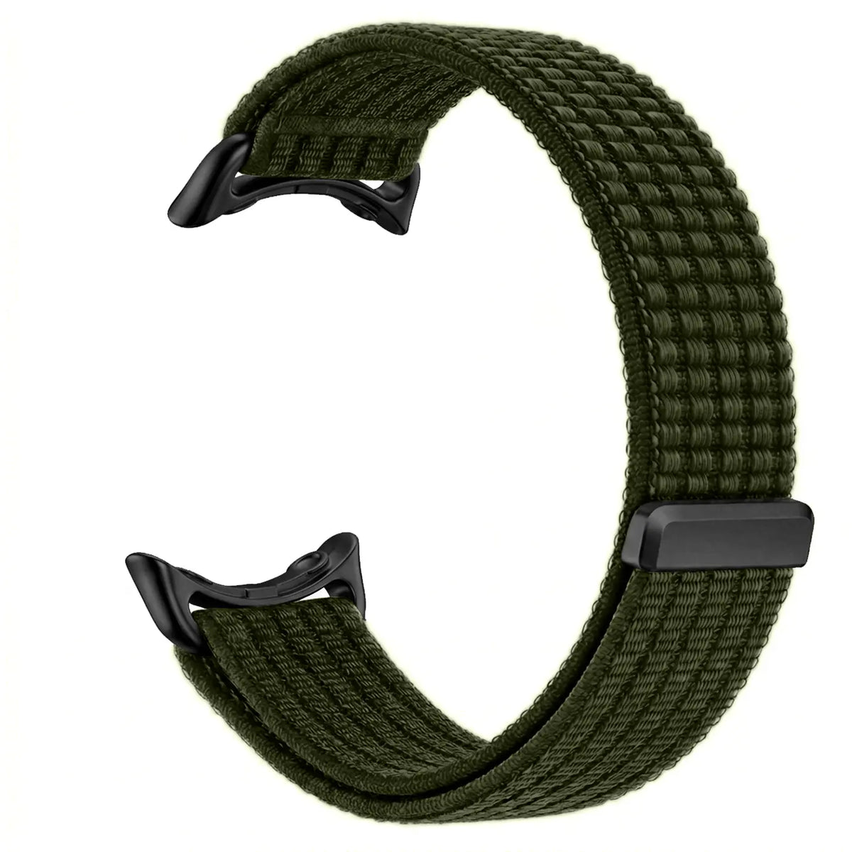 Google Pixel Watch 3 - 45mm Ultra Thin Nylon Strap (Dark Green)