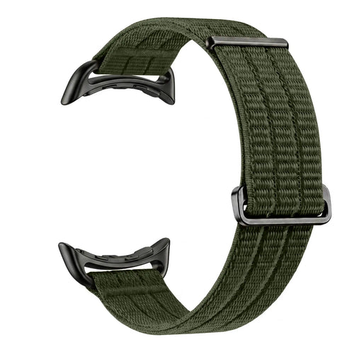 Correa nylon air Google Pixel Watch 5 - 45mm (verde oscuro)