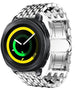 Correa acero dragón Samsung Gear Sport (plata)
