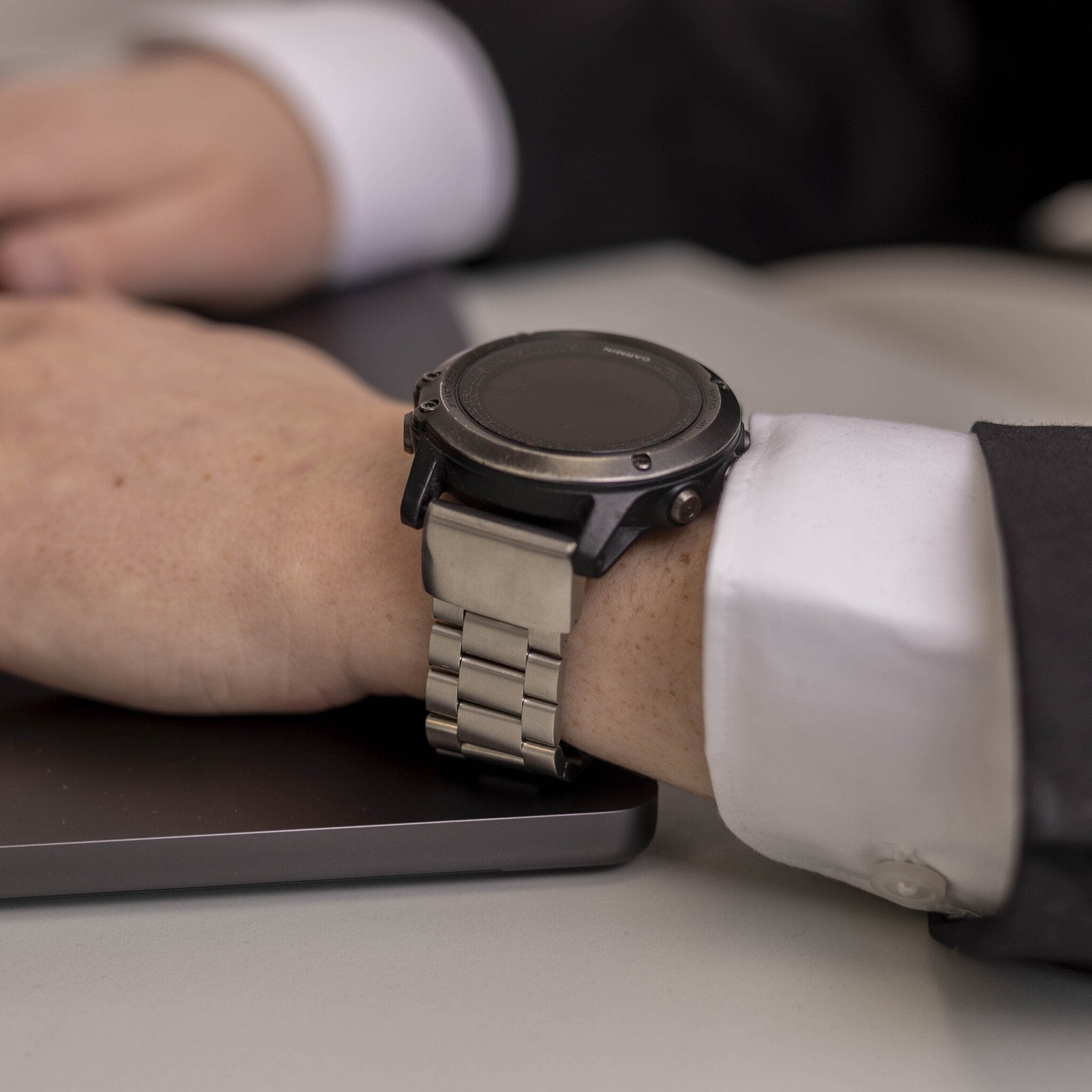 Garmin Approach S70 - 47mm Steel Strap (Silver)