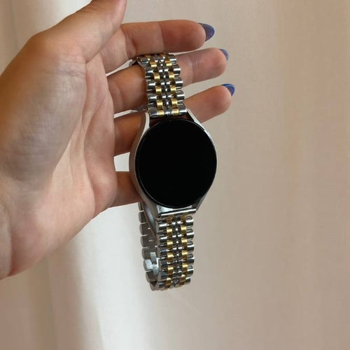 xoxo Wildhearts Samsung Galaxy Watch Active Steel Strap (Silver/Gold)