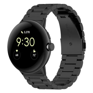 Google Pixel Watch 4 - 45mm Steel Strap (Black)