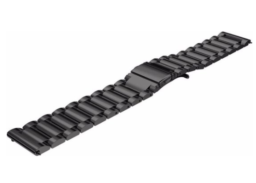 Correa acero Coros Apex 42mm (negro)
