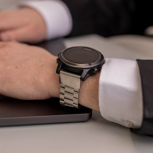 Correa acero Garmin Epix Pro (Gen 2) 51mm (plata)