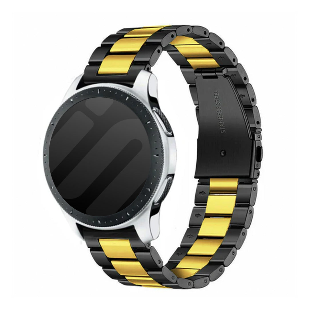 Correa acero Amazfit GTR Mini (negro/dorado)