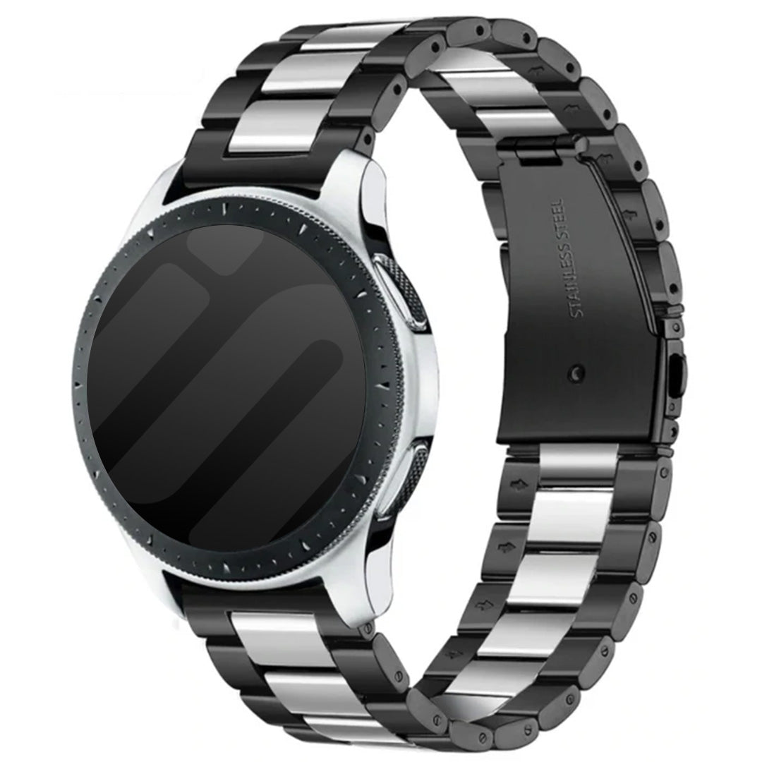 Correa acero Amazfit GTR 4 (negro/plateado)