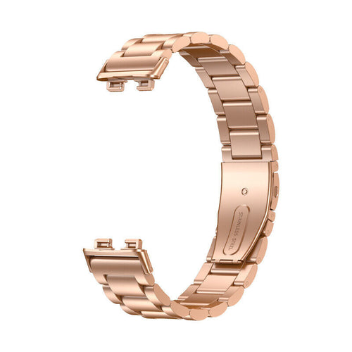 Huawei Band 10 Steel Strap (Rose Gold)