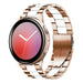 Correa acero Samsung Galaxy Watch Active (oro rosa/blanco)