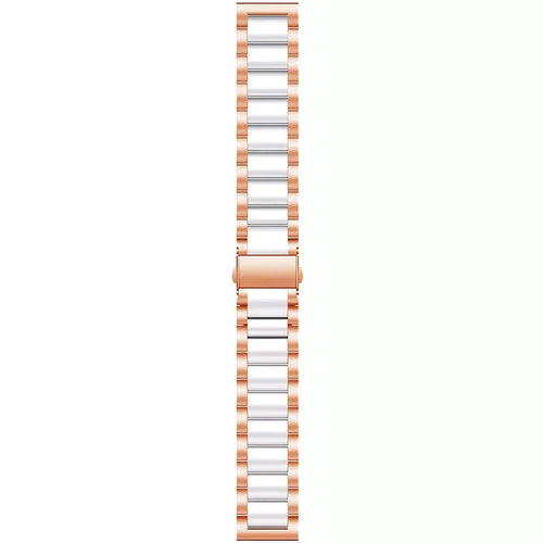 Correa acero Withings ScanWatch 2 - 42mm (rosa dorado/blanco)