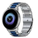 Correa acero Samsung Galaxy Watch Active (plata/azul)
