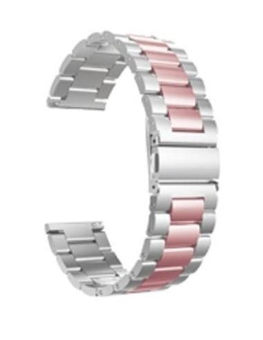 Correa acero OnePlus Watch 3 - 43mm (plateado/rosa)