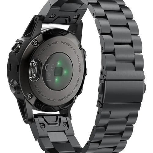 Garmin Descent Mk2S Steel Strap (Black)