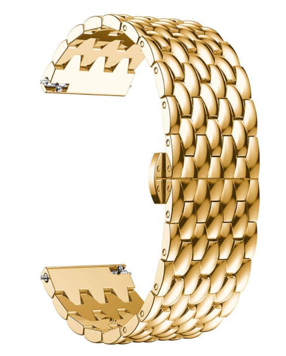 Correa acero 'Dragon' Amazfit Bip 3 (Pro) (dorado)