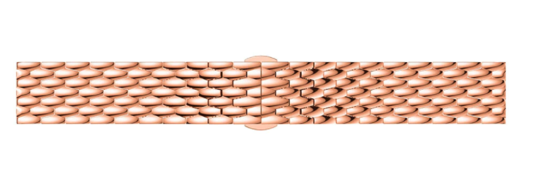 Oppo Watch X Dragon Steel Strap (Rose Gold)